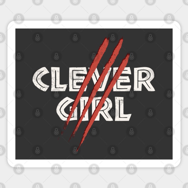 Clever Girl Sticker by monsieurgordon